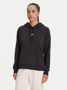 adidas Bluza Essentials Small Logo JD7989 Czarny Regular Fit