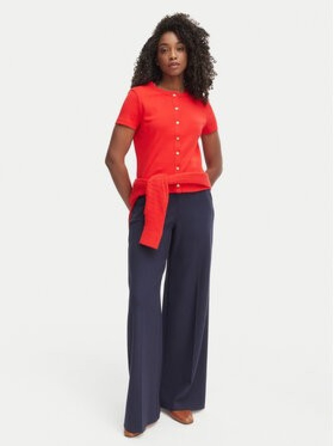 Tommy Hilfiger Bluzka WW0WW48709 Czerwony Slim Fit