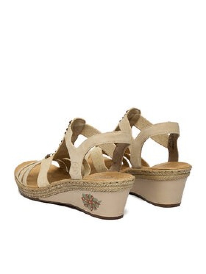 Rieker Sandały CEO-V2451-62 Beżowy