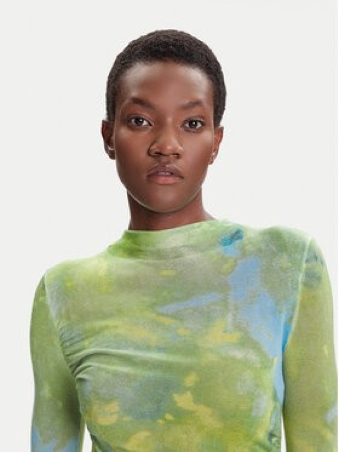 Desigual Golf Calgary 25WWJF37 Zielony Regular Fit