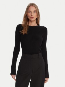 Kontatto Sweter 3M0809C Czarny Slim Fit