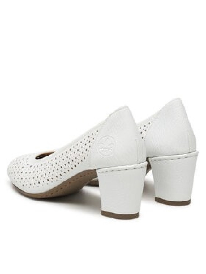 Rieker Czółenka CEO-41057-80 Biały