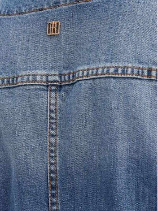 Fracomina Kurtka jeansowa FR26SJ4007D40902 Niebieski Regular Fit