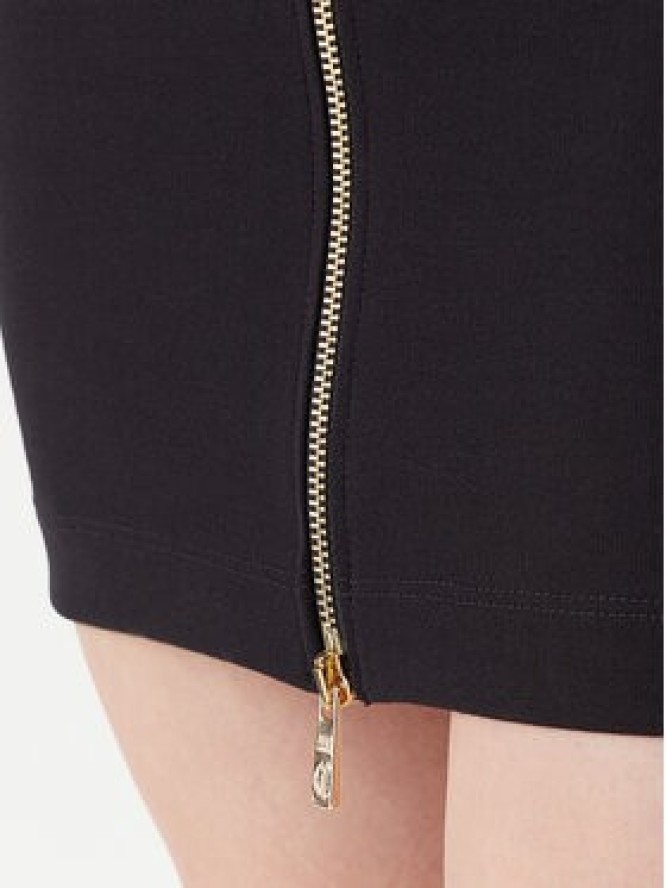 Just Cavalli Sukienka dzianinowa 79PAO937 J0092 Czarny Slim Fit