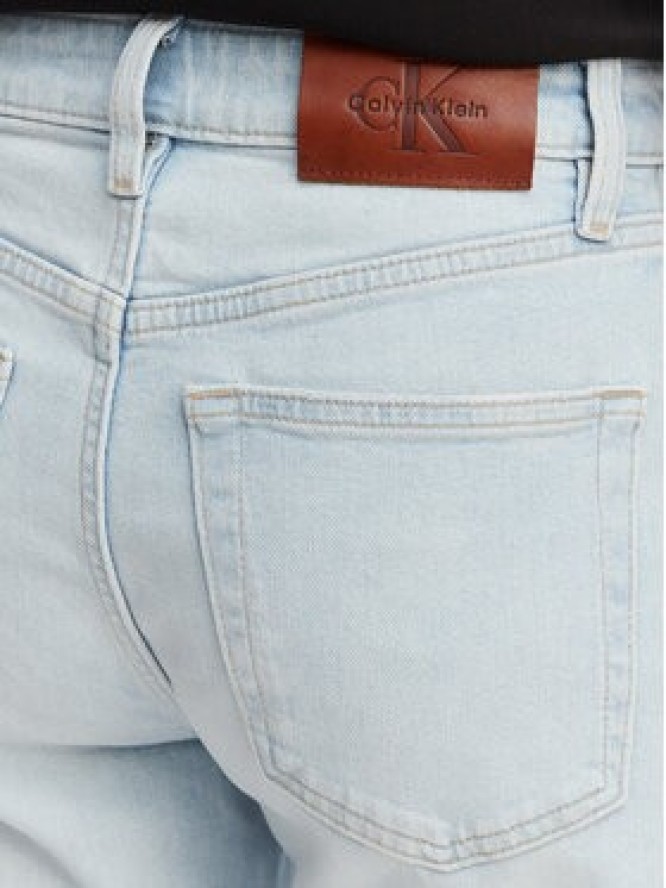 Calvin Klein Jeans Jeansy LV047F710G Niebieski jasny Straight Fit