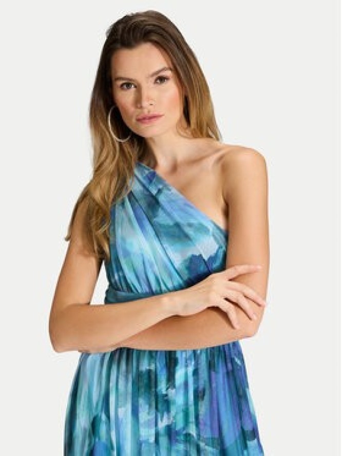 Swing Sukienka wieczorowa 5AI18900 Niebieski Regular Fit