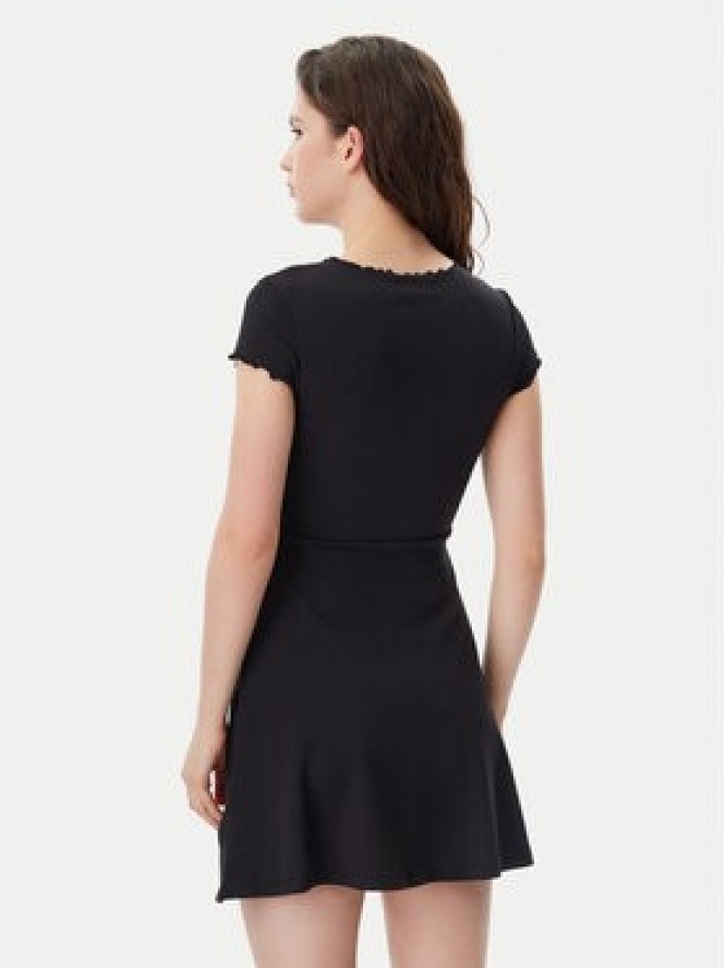 Tommy Jeans Sukienka letnia Babylock DW0DW20614 Czarny Slim Fit