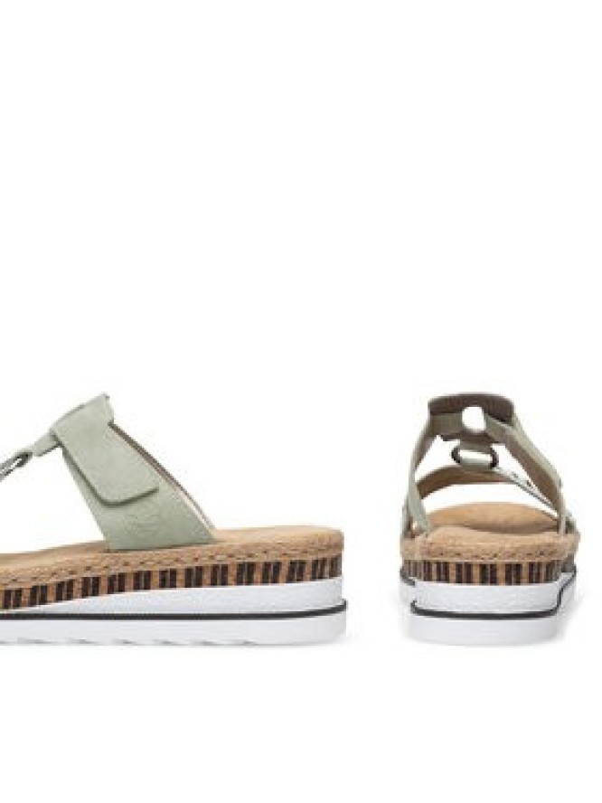 Rieker Klapki V79M6-52 Zielony