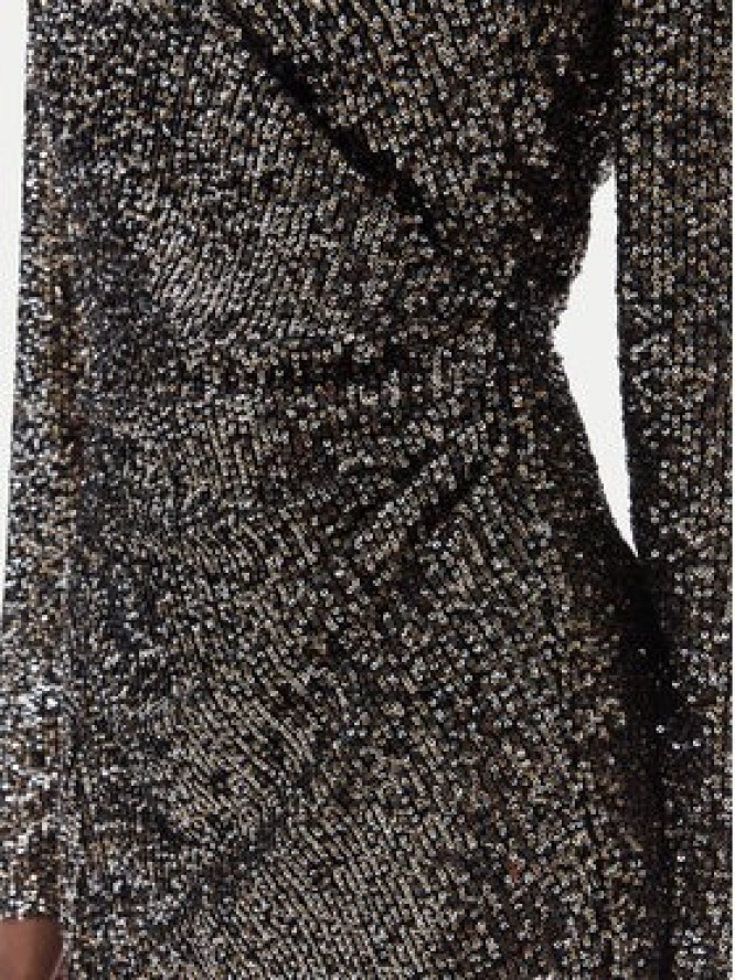 Rinascimento Sukienka koktajlowa CFC0126602003 Srebrny Slim Fit