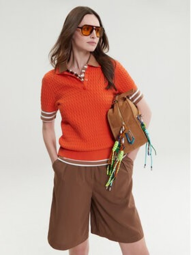 Gestuz Bermudy Paula 10909173 Brązowy Loose Fit