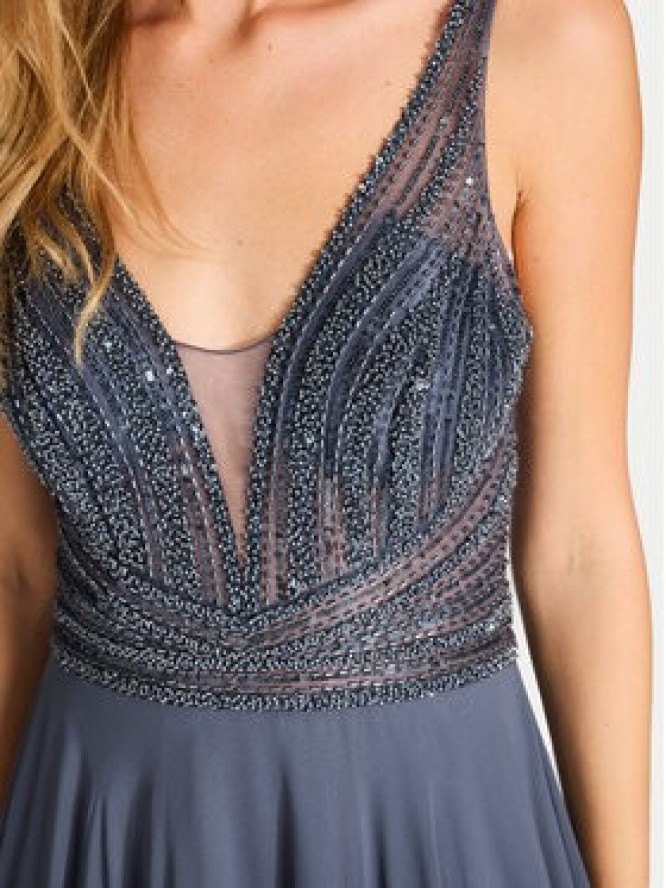 Hey Kyla Sukienka wieczorowa 5AG015HK Szary Regular Fit