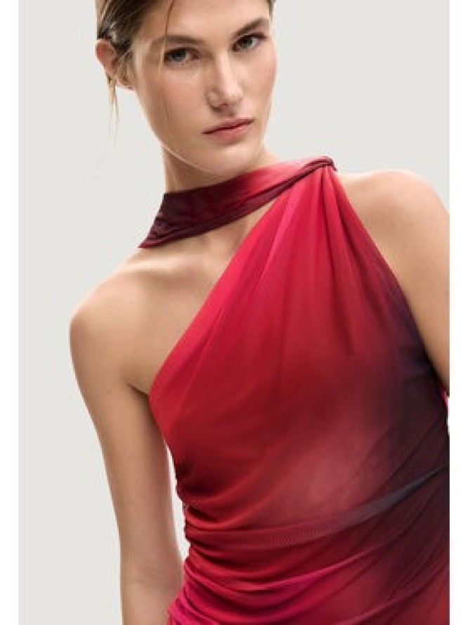 Desigual Bluzka Bratislava 26SWTK31 Czerwony Slim Fit