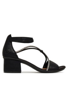 Rieker Sandały 64654-00 Czarny