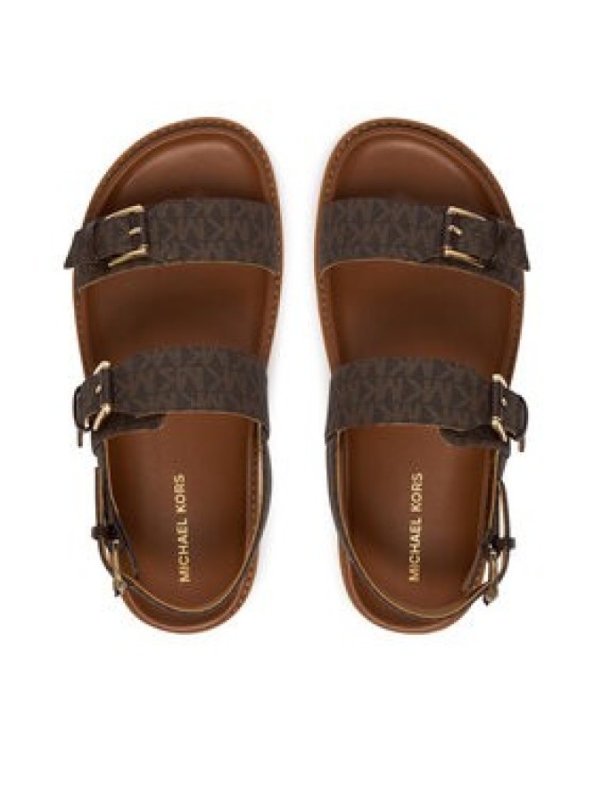 MICHAEL Michael Kors Sandały Nia Flat 40S6NIFS2B Brązowy