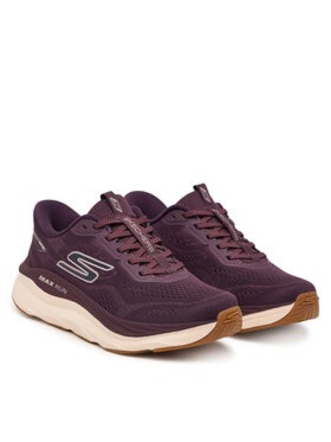 Skechers Sneakersy Max Run 129200 Bordowy