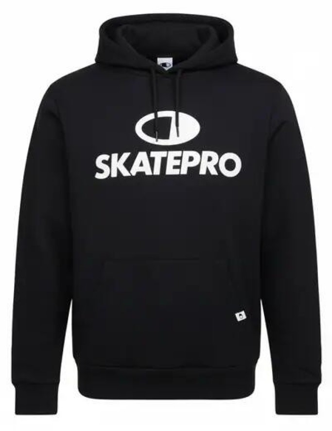 Odzież Bluza sportowa unisex SkatePro Bluza z kapturem - L - New Black