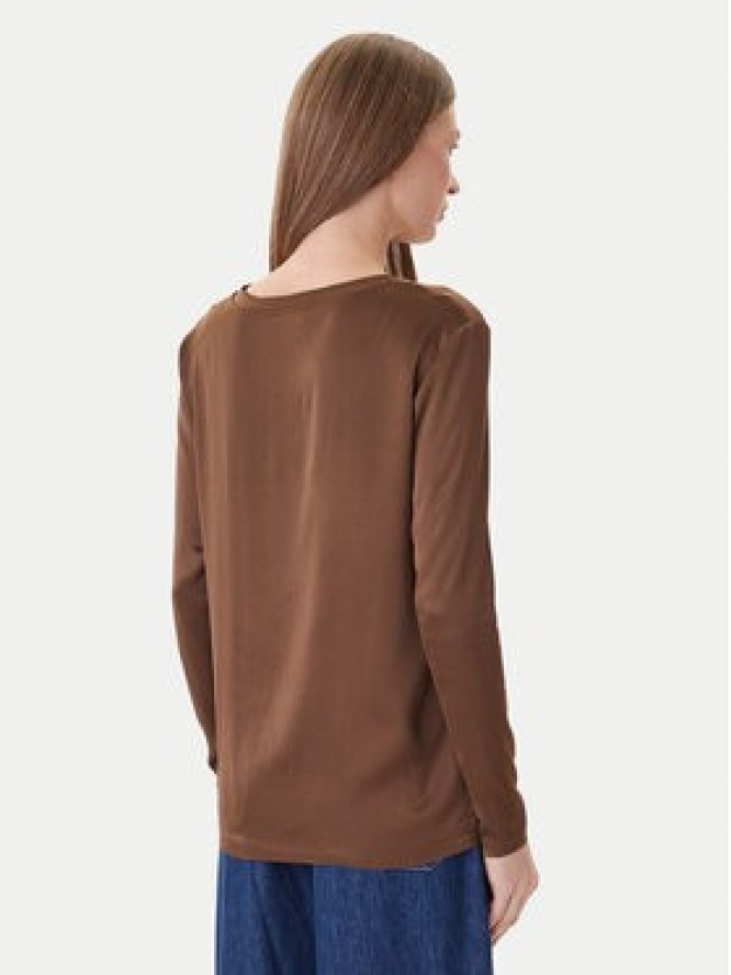 ViCOLO Bluzka TF0244 Brązowy Regular Fit