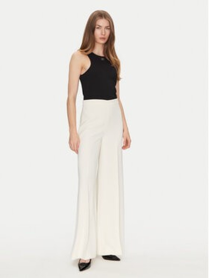 TWINSET Spodnie palazzo 251TP2102 Écru Wide Leg
