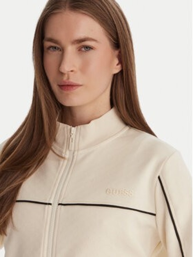 Guess Bluza V6GQ09 K3001 Écru Regular Fit