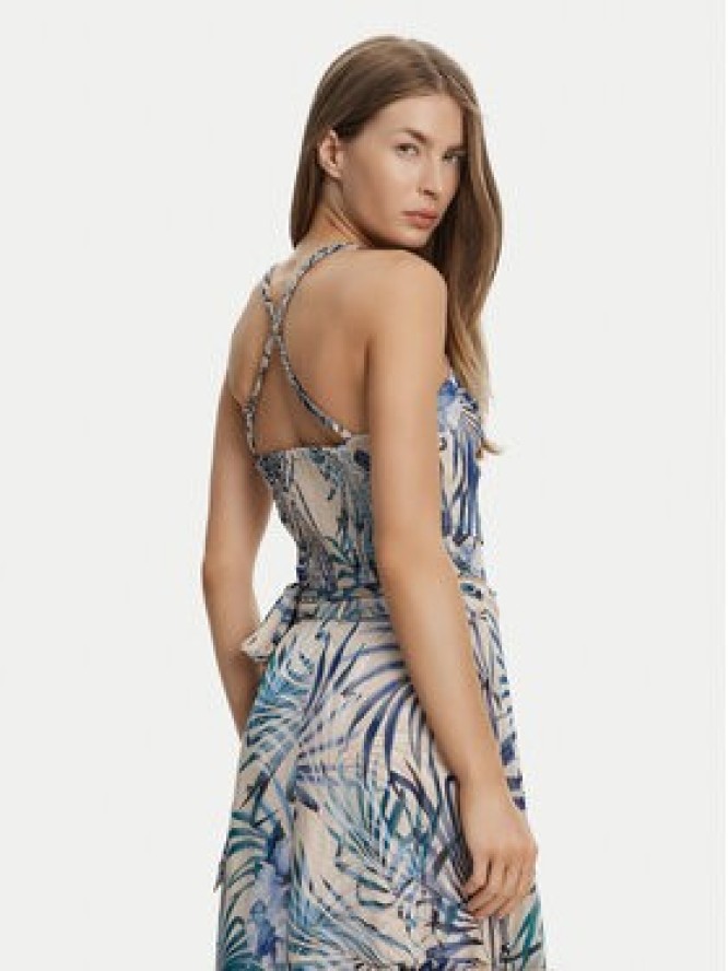 Guess Top W5GH74 WH9Z2 Niebieski Slim Fit