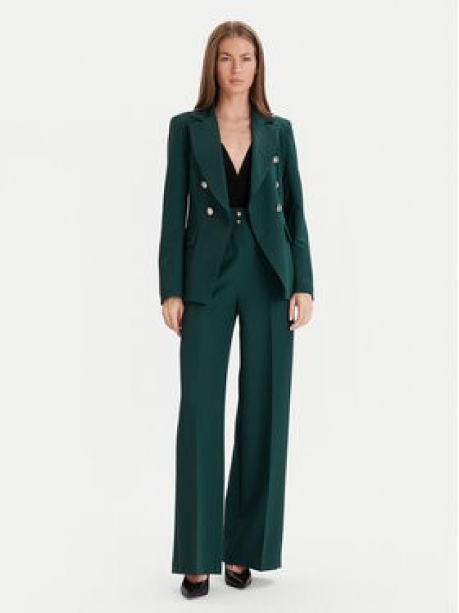 Maryley Spodnie materiałowe 25IB680/M17 Zielony Regular Fit