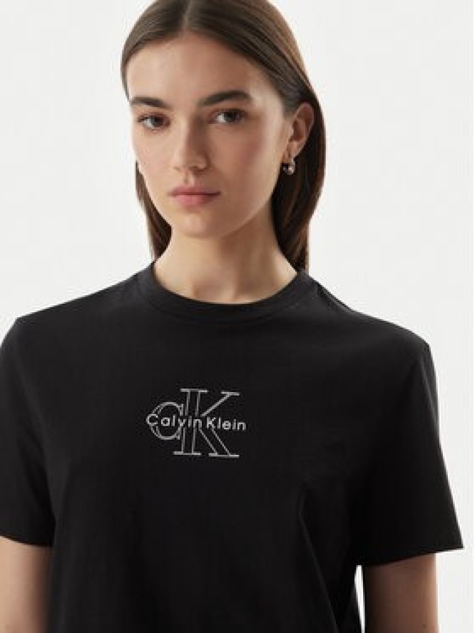 Calvin Klein Jeans T-Shirt LV047G831G Czarny Regular Fit