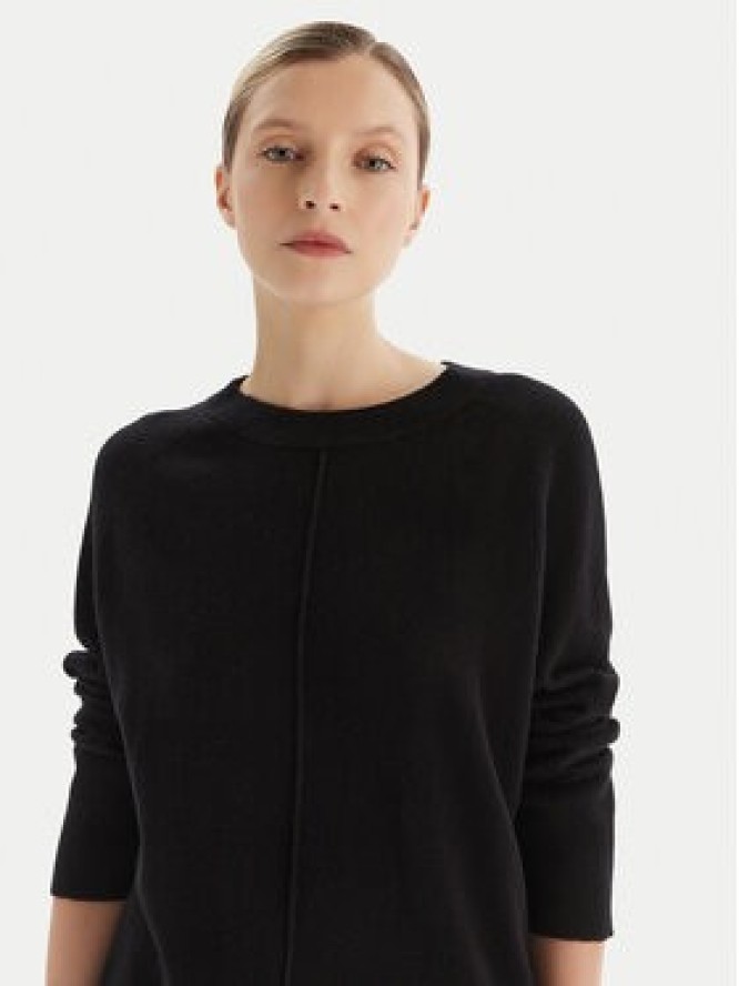 KAOS Sweter RI1KT003 Czarny Regular Fit