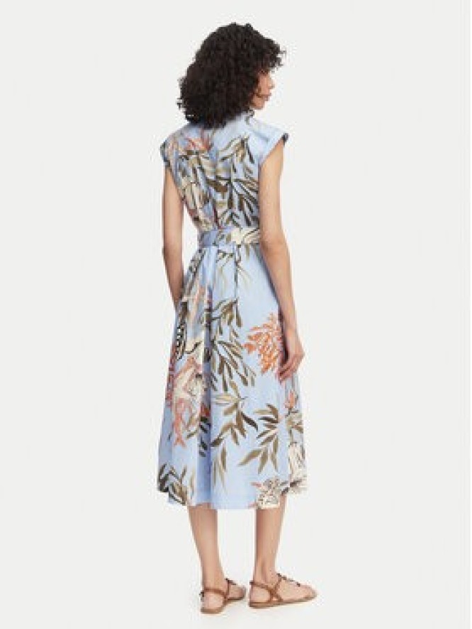 Marella Sukienka koszulowa Padana 2613221202 Błękitny Regular Fit
