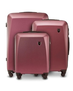 ZESTAW 3 WALIZEK WINGS PLOVER BURGUNDY