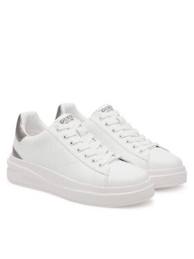 Guess Sneakersy FLJBIN LEA12 Biały