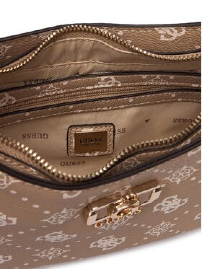 Guess Torebka Emelie Logo HWGP99 28180 Beżowy