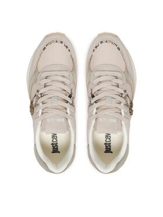 Just Cavalli Sneakersy 80RA3SJ2 ZSE68 Beżowy