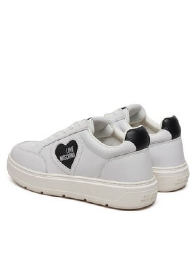 LOVE MOSCHINO Sneakersy JA15154G1MIA110A Biały