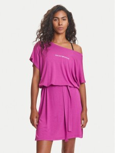 Emporio Armani Sukienka codzienna EW000783 AF12192 UA227 Różowy Regular Fit