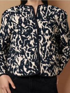 Pikowana kurtka - wielobarwny