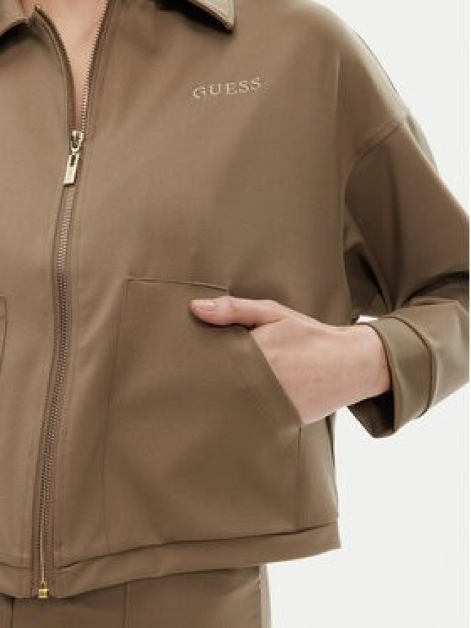 Guess Bluza V5YL08 KCX42 Brązowy Regular Fit