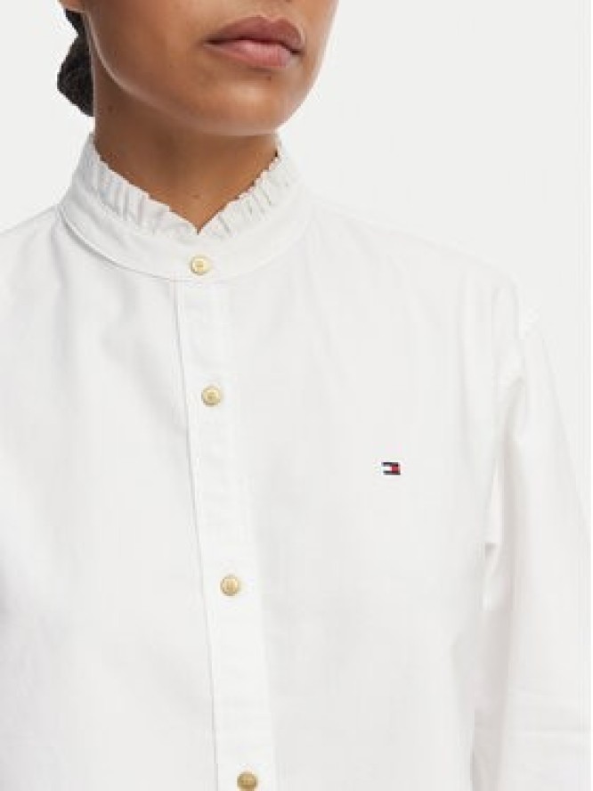 Tommy Hilfiger Koszula Oxford WW0WW48914 Biały Boxy Fit
