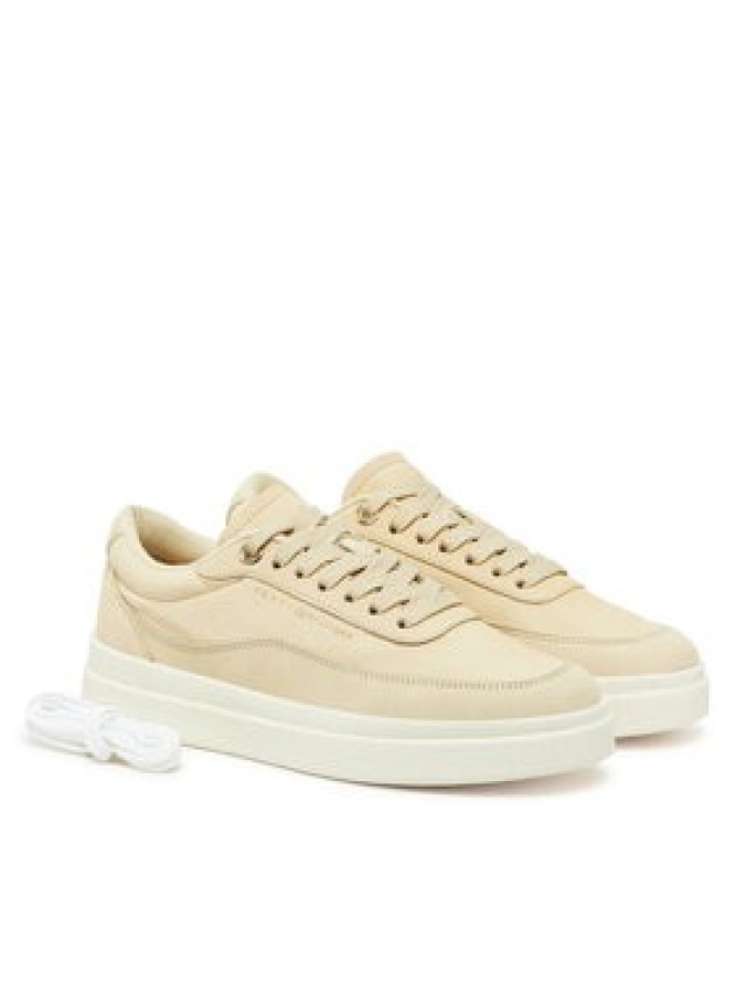 Tommy Hilfiger Sneakersy Modern Court Sneaker Nubuck FW0FW08462 Beżowy