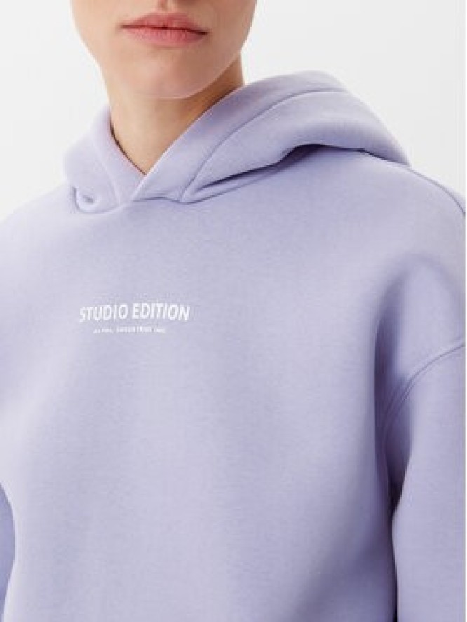 Alpha Industries Bluza Studio Edition 156042 Fioletowy Regular Fit