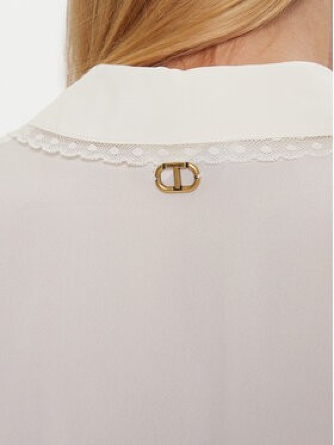 TWINSET Koszula 252TT2142 Beżowy Regular Fit