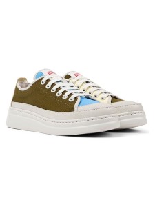 Camper Sneakersy "Runner" w kolorze oliwkowo-błękitnym rozmiar: 42