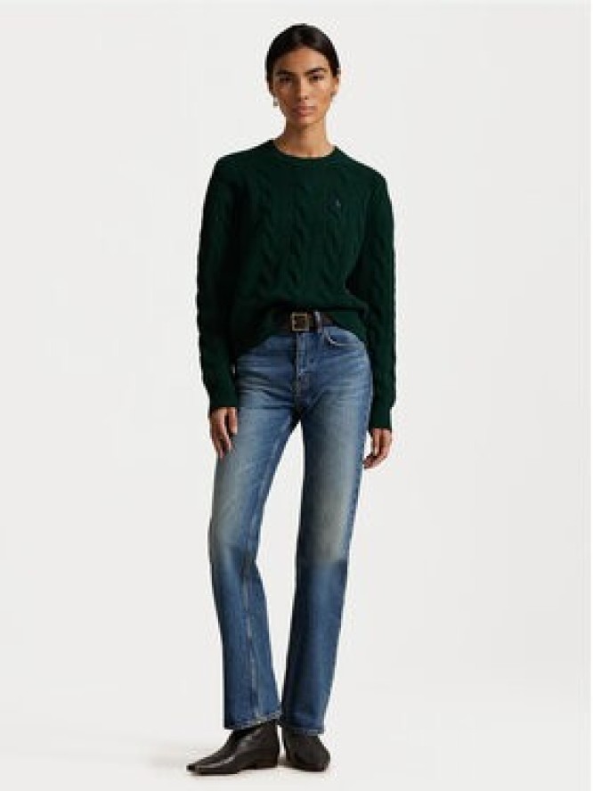 Polo Ralph Lauren Sweter 211A91216008 Zielony Straight Fit