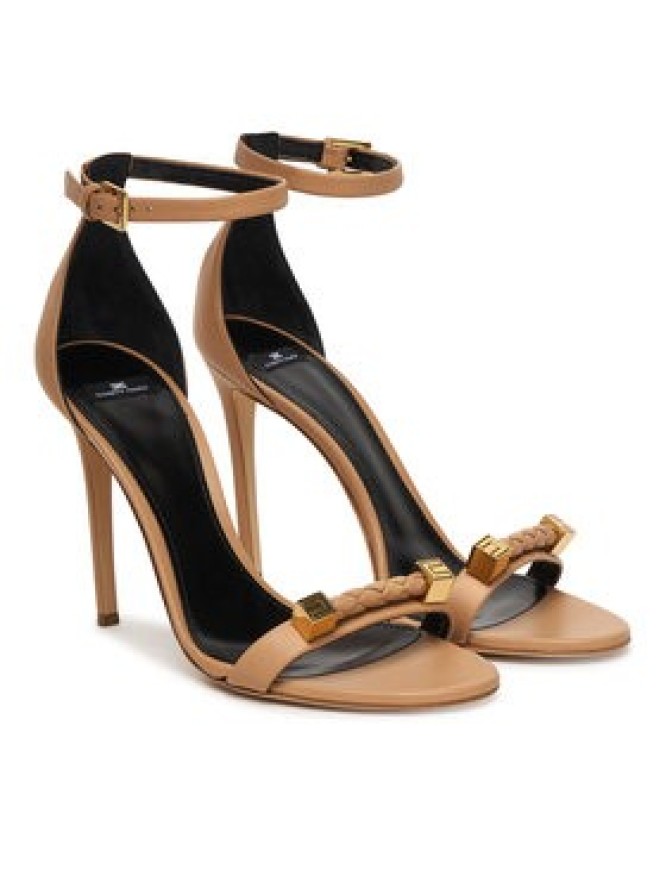 Elisabetta Franchi Sandały SA12L61E2 Beżowy