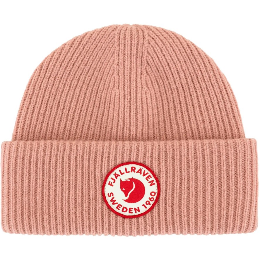 Czapka zimowa Fjallraven 1960 Logo Hat - dusty rose