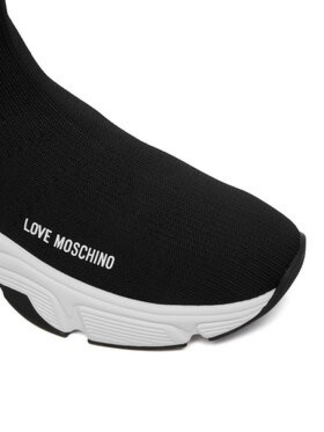 LOVE MOSCHINO Sneakersy JA15386G1OIY8000 Czarny