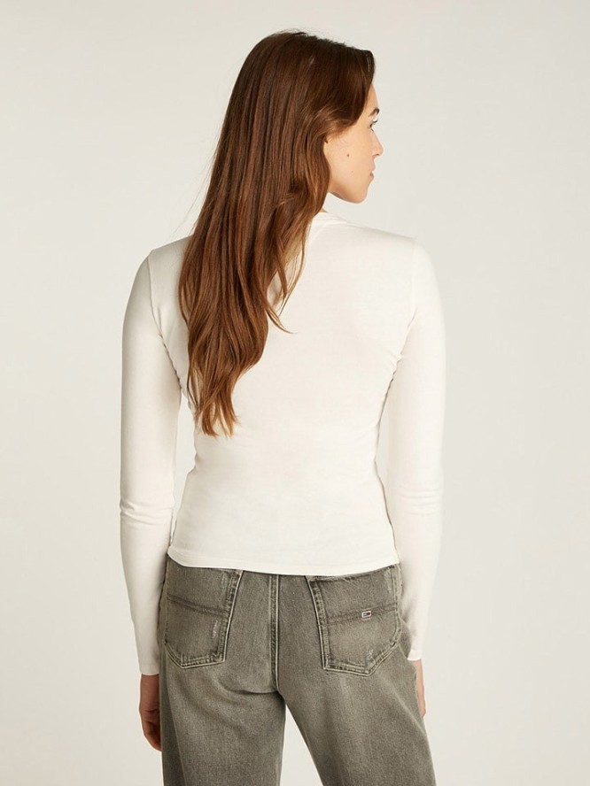 TOMMY JEANS Koszulka w kolorze kremowym rozmiar: XS