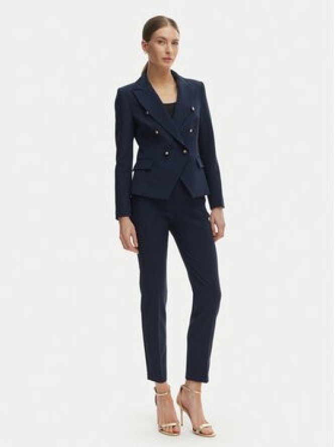 Rinascimento Spodnie materiałowe CFC0128638003 Granatowy Slim Fit