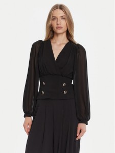 Rinascimento Bluzka CFC0126180003 Czarny Regular Fit