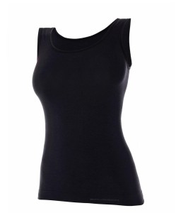 Koszulka damska plus size bez rękawów Brubeck COMFORT WOOL
