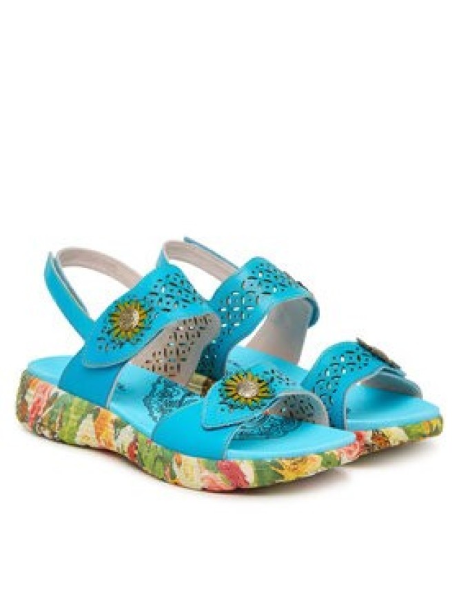 Laura Vita Sandały Sanao 53 Niebieski